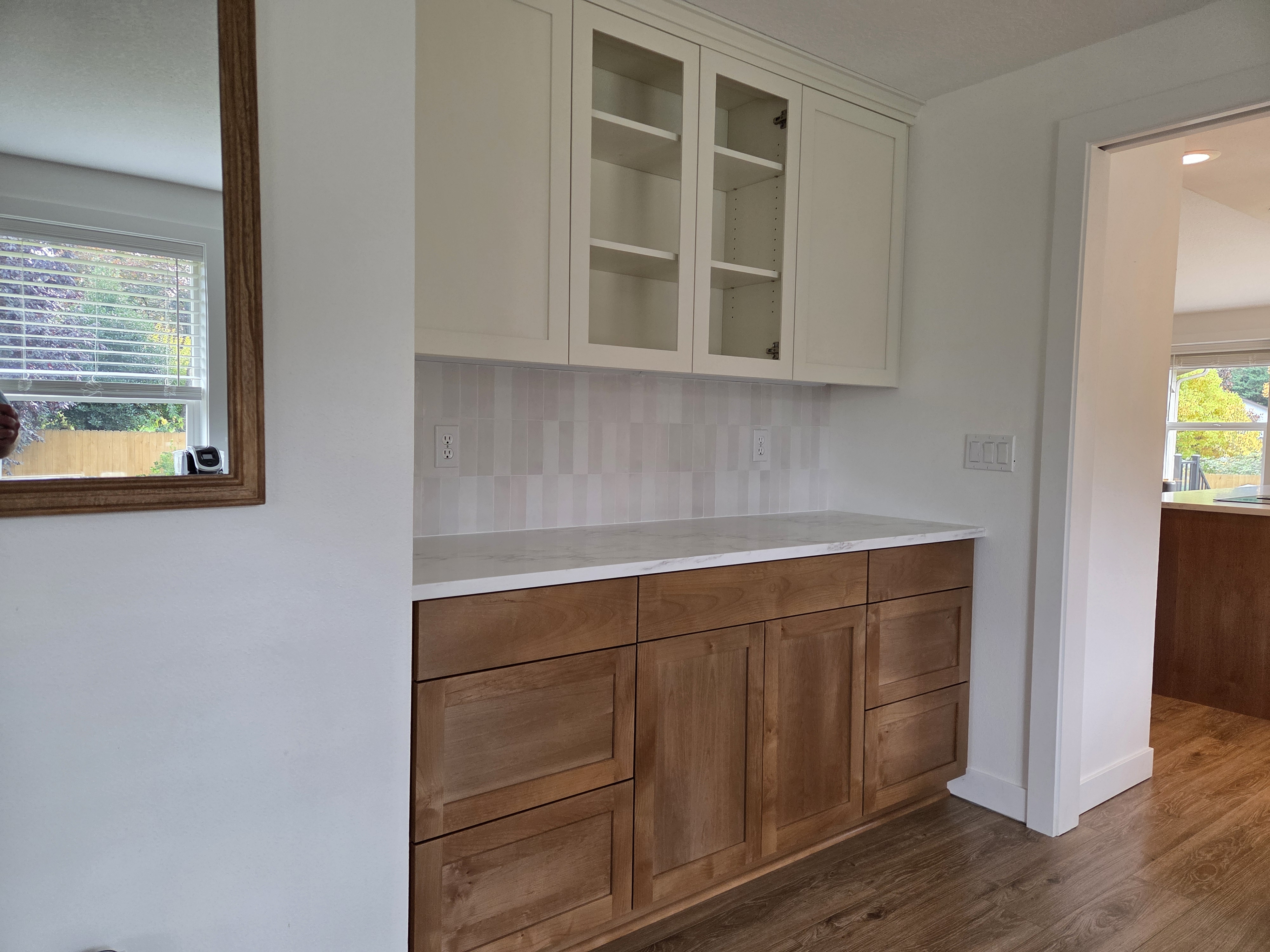 Dining room coffee service area